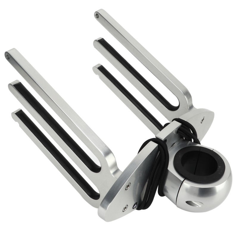 Wakeboard Rack 6061 Aviation Grade Aluminum Holds 2 Wakeboards - 360 Degree Flexible Mounting Wakeboard Tower Rack with Soft Rubber Inserts for Choppy Lake Conditions - Image 3