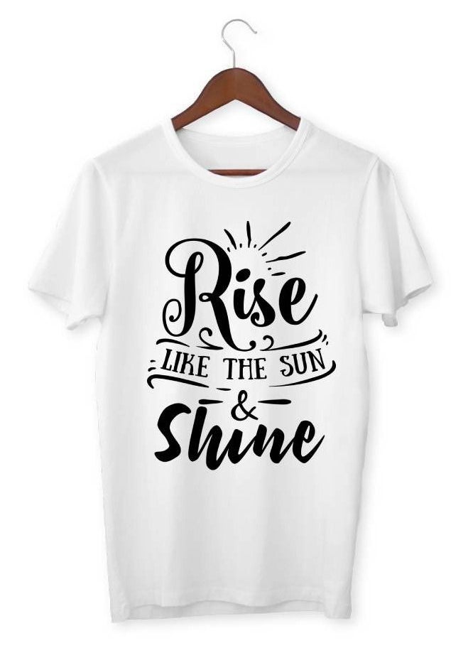 Generic - Men’s Soft T Shirt Printed Rise Like The Sun - Image 1