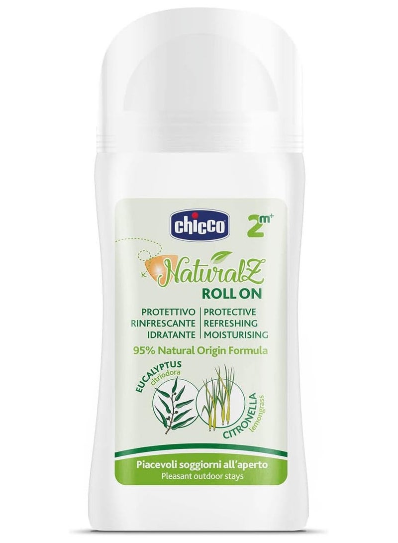 Chicco Roll On NaturalZ Protective & Refreshing 60ml - Image 1