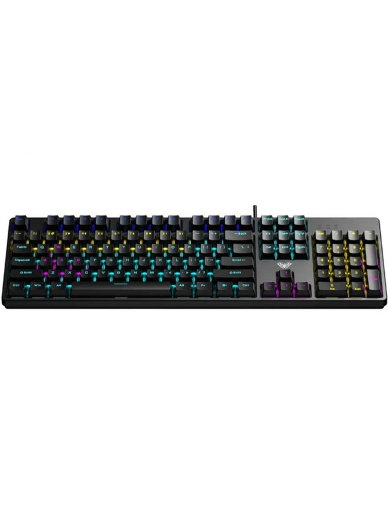 AULA S2022 PRO Wired Mechanical Gaming Keyboard – Red Switch, RGB Backlit, USB Mechanical Keyboard for PC & Laptop - Image 2