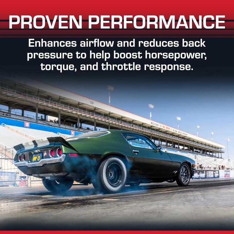 FLOWMASTER Super 10 Series Chambered Muffler – 2.50” Offset In / 2.50” Center Out – Race-Inspired Sound – 409 Stainless Steel – Ideal for Muscle Cars, LS Swaps, Drag Cars & Off-Road Build (842516) - Image 5