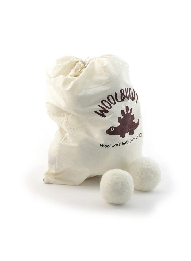 Woolbuddy Felt Balls, Big Wool Pieces (2.7in), Storage Bag Included, Perfect for Garlands, Decorations, Crafts, Ornaments, and Gifts (12-Pack) - Image 2