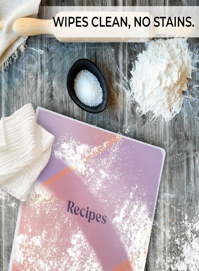 سامسيل مجلد وصفات سامسيل، صفحة كاملة 8.5 × 11 بوصة، حلقة على شكل حرف D مقاس 1 بوصة، تصميم متدرج الألوان - Image 5