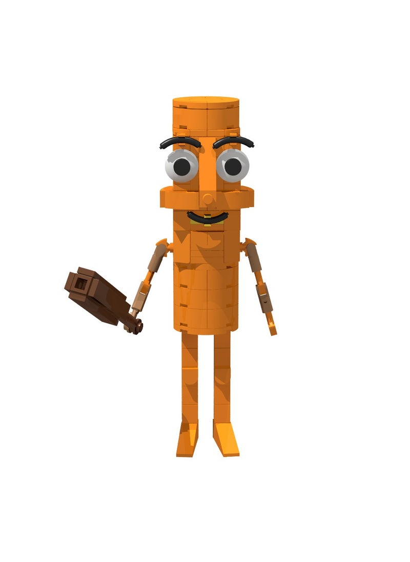 General - AI Shanhaijing Tung Tung Tung Sahur stickman building block model handmade toys, start a fantasy puzzle journey, suitable for collection - Image 1