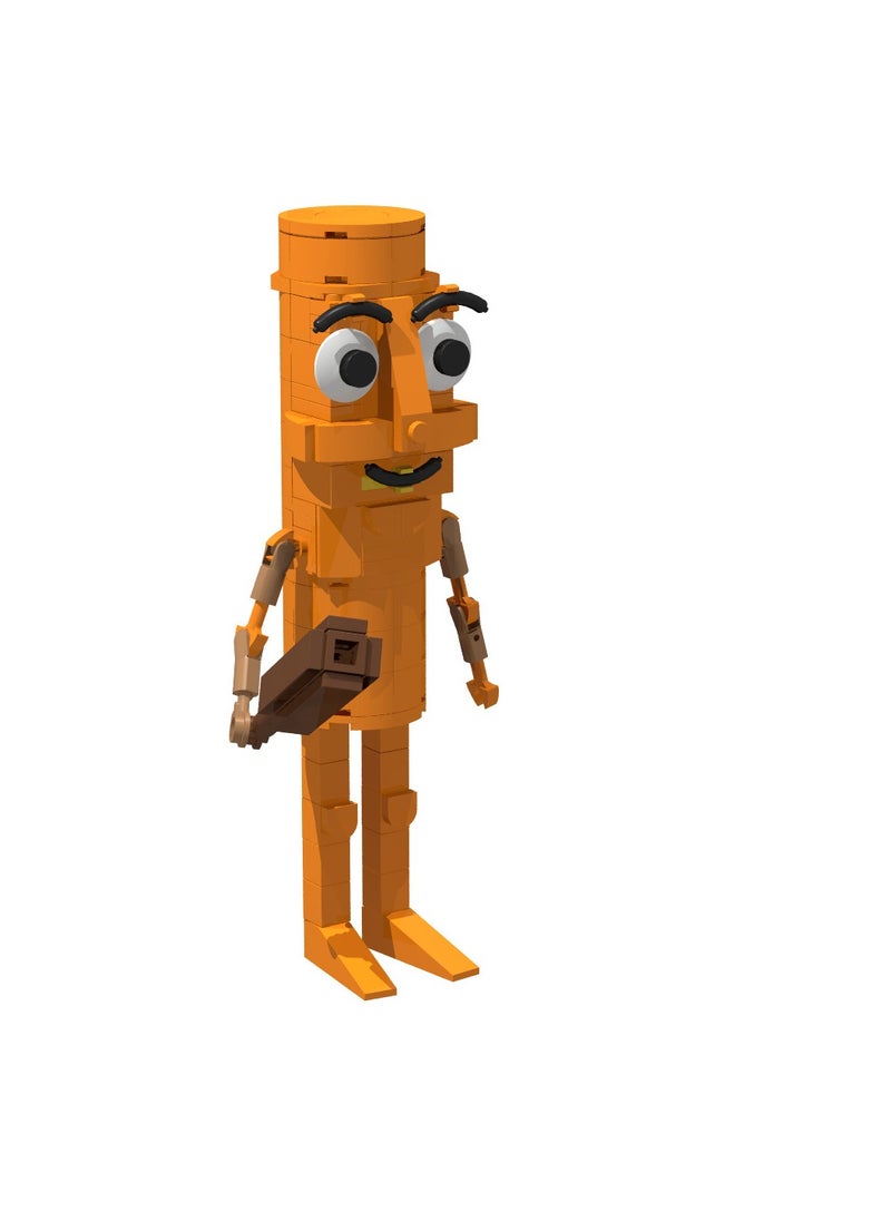 General - AI Shanhaijing Tung Tung Tung Sahur stickman building block model handmade toys, start a fantasy puzzle journey, suitable for collection - Image 1