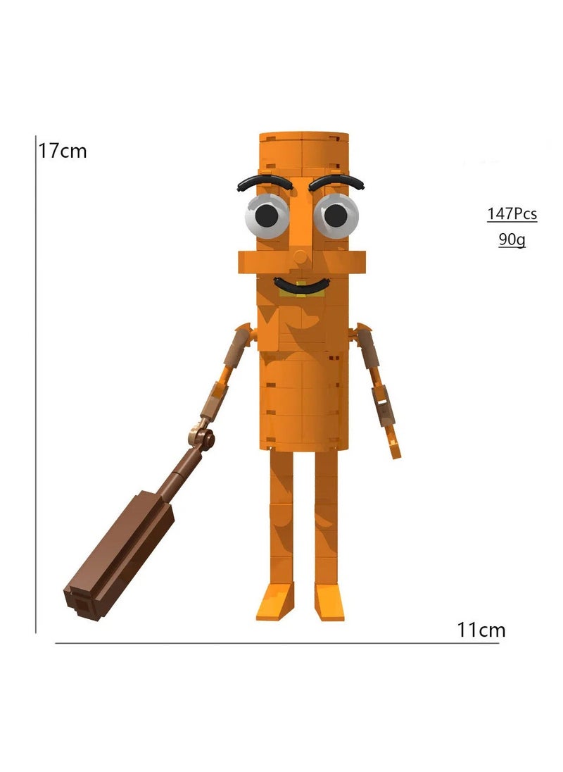 General - AI Shanhaijing Tung Tung Tung Sahur stickman building block model handmade toys, start a fantasy puzzle journey, suitable for collection - Image 1