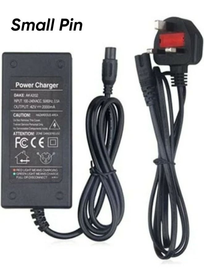 SHOPI Power Charger Adapter For 2 Two Wheels Self Balancing Scooter Hoverboards 