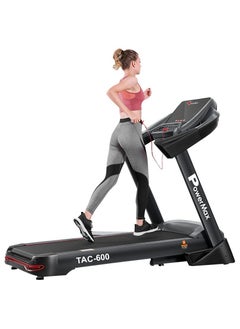 PowerMax Fitness TAC-600 (6.0HP Peak) AC Commercial Treadmill for Home, Gym, Fitness Training Use with Auto-Incline, 12 pre-set programs, Max.Speed 20 Km/ph, Max User Weight 150 Kg  - Image 2