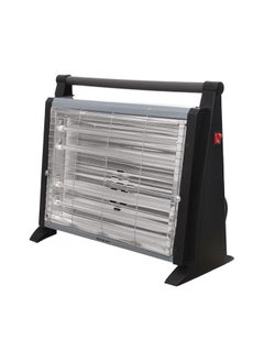 Kumtel Comtel 4 Candle Electric Heater, 2000 Watt This heater provides an easy-to-use temperature and has 4 candles for instant heating and is great for any area inside the house and a halogen handle for easy grip. - Black  - Image 2