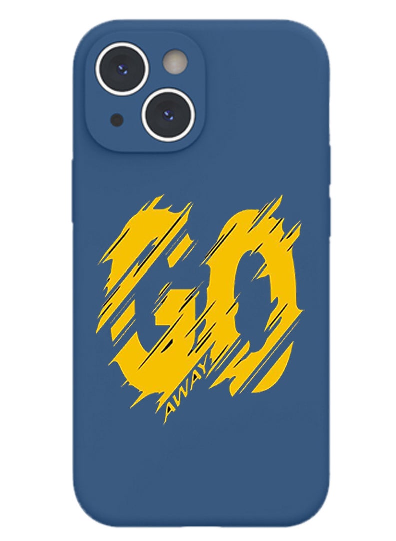 Theodor Protective Slim Fit Case Liquid Silicone Cover with Full Body Protection Anti-Scratch Shockproof Case For iPhone 13 Blue  - Good thingsa are coming copy - Image 1