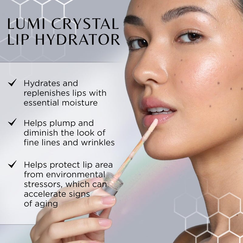 COSMEDIX Lumi Crystal Liquid Crystal Hydrator - Plumping Lip Gloss for Women for Plumped, Luscious & Fuller-Looking Lips - Long-Lasting Moisturizing Lip Filler with High-Shine Finish - Image 2