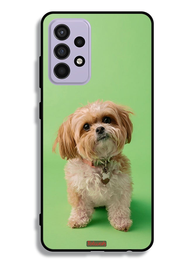 Tolwak Samsung Galaxy A52 4G Protective Case Cover Cute Puppy - Image 1