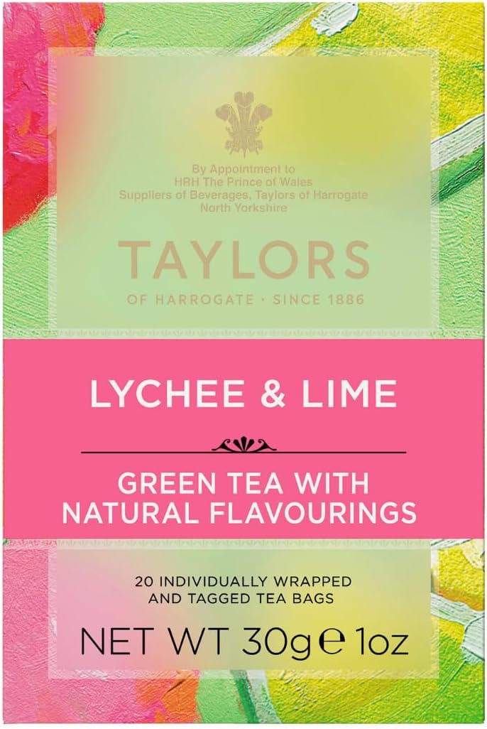 Taylors of Harrogate Lychee & Lime Green Tea - Image 2