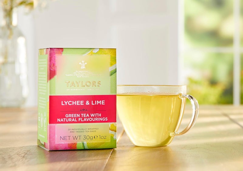 Taylors of Harrogate Lychee & Lime Green Tea - Image 3