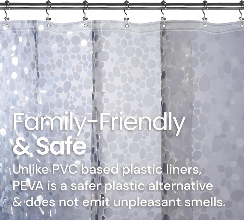 كوبير إندستريز ستارة دش شفافة من PVC بسمك 0.20 مم من ™ بتصميم ثلاثي الأبعاد للعملات المعدنية (العرض 54 بوصة × الارتفاع 84 بوصة) 7 أقدام (C0831) - Image 5