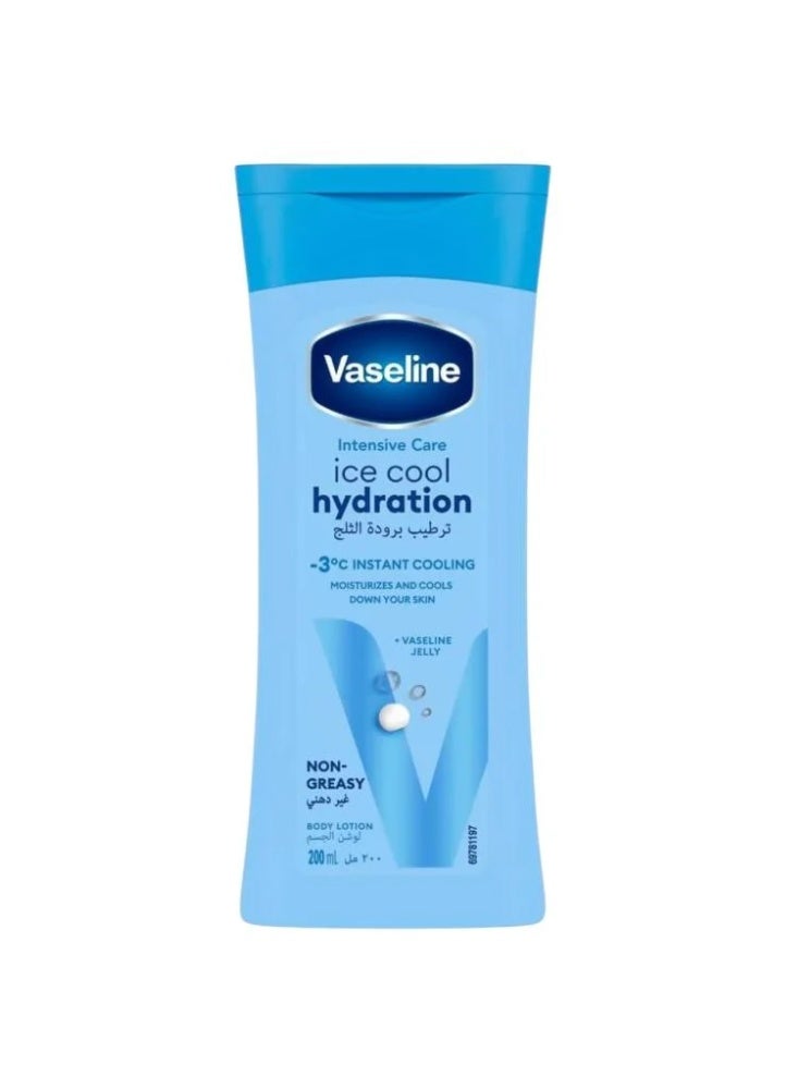 Vaseline - Ice Cool Moisturizing Lotion - 200 ml