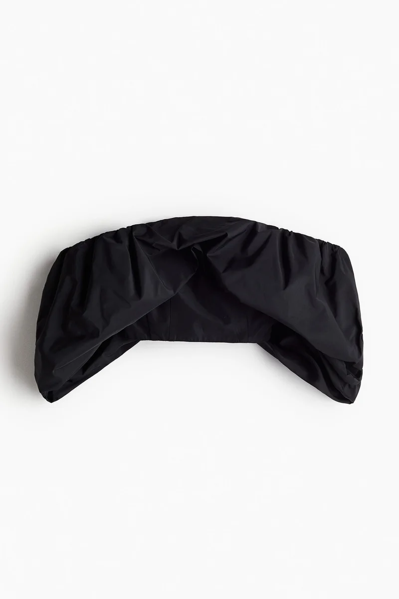 H&M Bubble-hem off-the-shoulder top