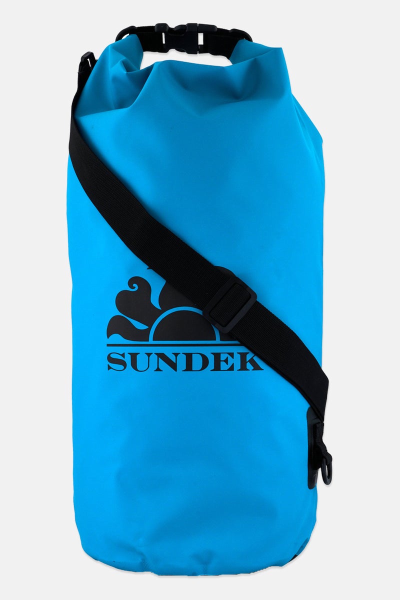 Sundek Men Brand Logo Tube Bag, Dark Turquoise - Image 2