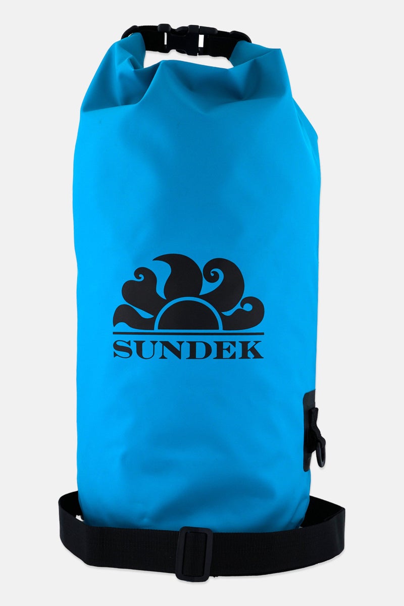 Sundek Men Brand Logo Tube Bag, Dark Turquoise - Image 1
