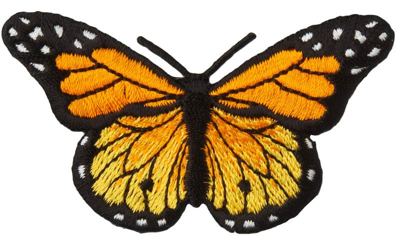 Simplicity IronOn Appliques Monarch Butterfly 3X134 1Pkg
