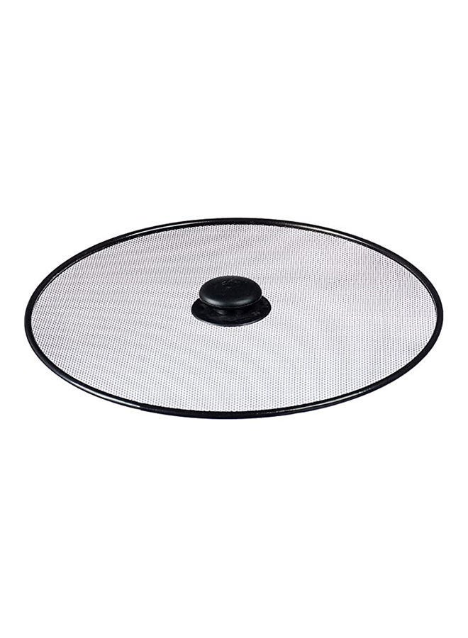 Stainless Steel Splatter Screen With Plastic Handle  - Image 1
