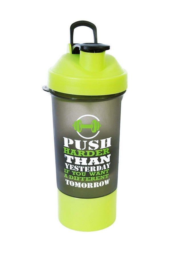 KAANTA CHAMUCH Protein Shaker Blender Bottle for Whey Protein Mix, Gym Water Bottle with Stainless Steel Blender Ball, Extra Compartment, 100% Leakproof Guarantee, BPA Free Material 750 ML Multicolor - Image 2