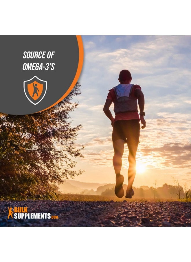 BULKSUPPLEMENTS.COM - Salmon Oil Softgels Omega 3 Supplement Wild Alaskan Salmon Oil Fish Oil Supplement Salmon Oil Supplements Per Serving Salmon Oil Capsules 180 Softgels - Image 1