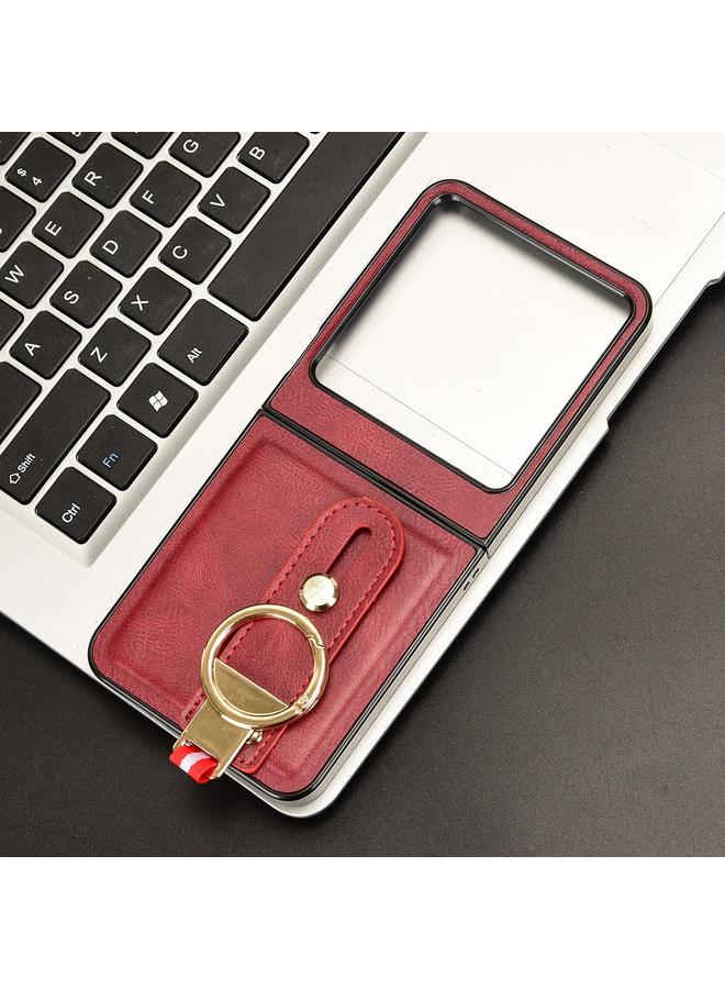 erorex Case For Infinix Zero Flip Wristband Leather Back Phone Case - Image 2