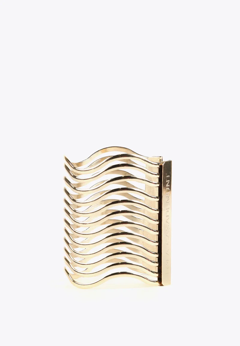 Lola Casademunt Wide Golden Bracelet