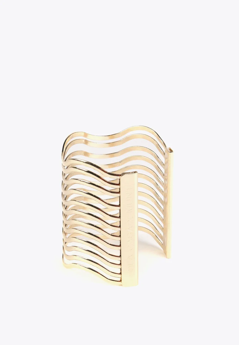 Lola Casademunt Wide Golden Bracelet