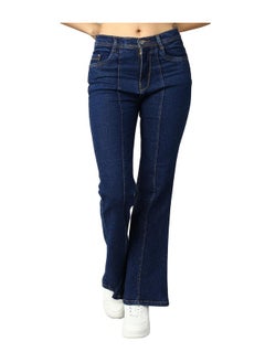 Nifty Women's Denim Wide Leg Jeans (Jean_1452_BSC_30_Blue_30)
