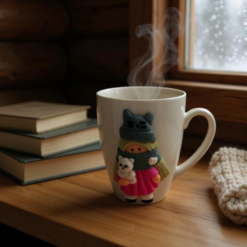 B&D فنجان سيراميك بتصميم شتوي من B&D - Image 1