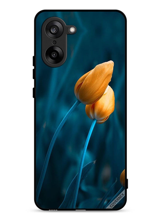 Covernex OnePlus Nord CE5 Protective Case Cover Two Cute Flowers - Image 1