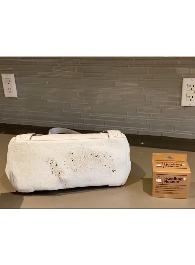 Boot Rescue HandBagRescue All-Natural Cleaning Wipes. Remove Dirt & Surface Stains & Conditions Leather Handbags with Essential Oil. Box of 10 Individually Wrapped Wipes. - Image 3