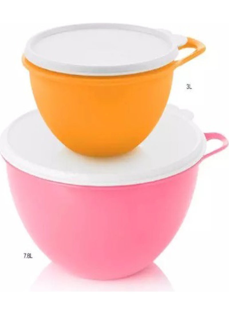 Tupperware Mix Storage and Preparation Container Set (7,8l -3l) Esc 
