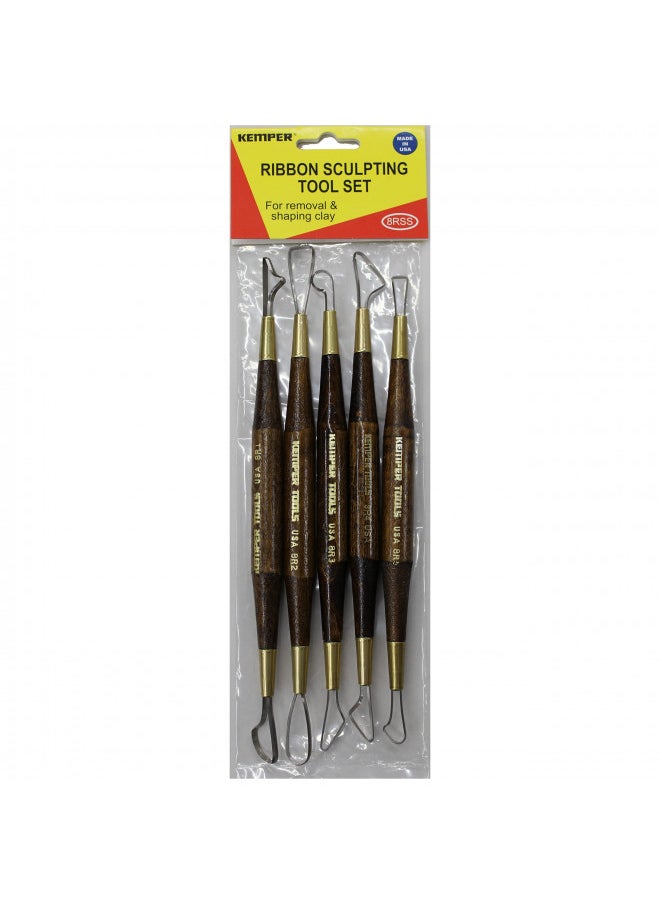 Kemper Ribbon Tools Sculpting Sets 8R1, 8R2, 8R3, 8R4, 8R5 set of 5 8 in.