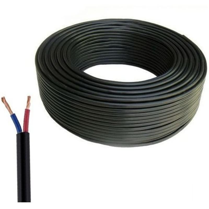 Drumstone 2-Core Copper Wire 2.5mm 5 Meter | Durable Round Electrical Cable for Domestic, Home & Industrial Wiring Connections - Image 1