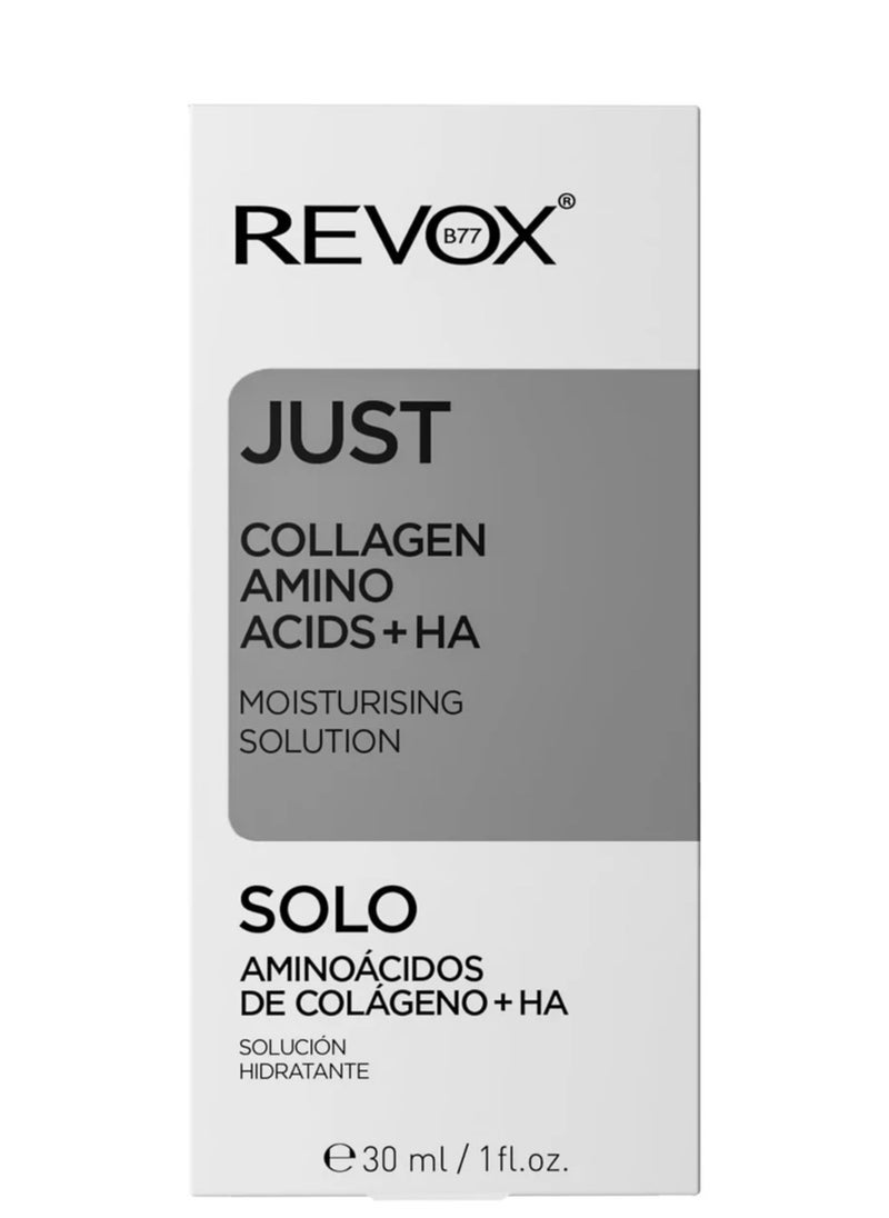 REVOX JUST Collagen Amino Acids + HA Moisturising Solution 30ml  - Image 1