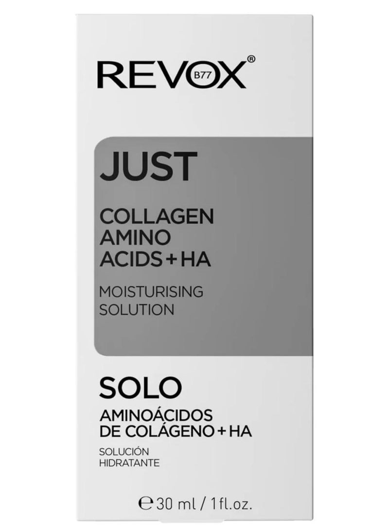REVOX JUST Collagen Amino Acids + HA Moisturising Solution 30ml - Image 1