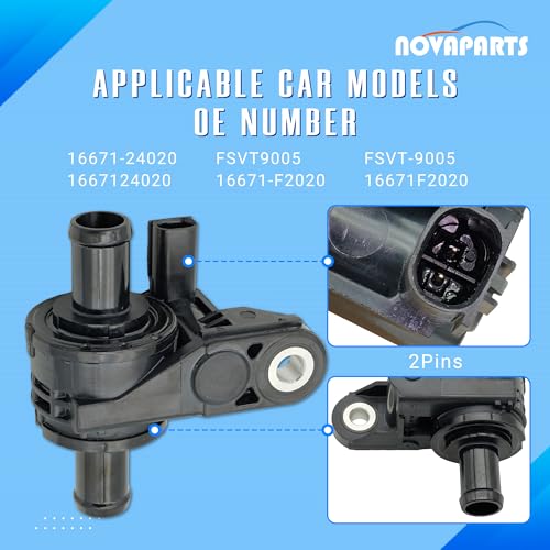 NOVAPARTS صمام التحكم في مياه التبريد NOVAPARTS 16671-24020 لسيارات لكزس NX250 UX200 تويوتا RAV4 2.0L 2.5L 2019-2023 استبدال # 16671-F2020 FSVT-9005 - Image 4