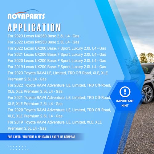 NOVAPARTS صمام التحكم في مياه التبريد NOVAPARTS 16671-24020 لسيارات لكزس NX250 UX200 تويوتا RAV4 2.0L 2.5L 2019-2023 استبدال # 16671-F2020 FSVT-9005 - Image 3