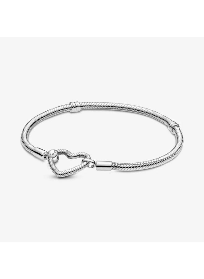 DORA 925 silver love clasp bracelet - Image 1