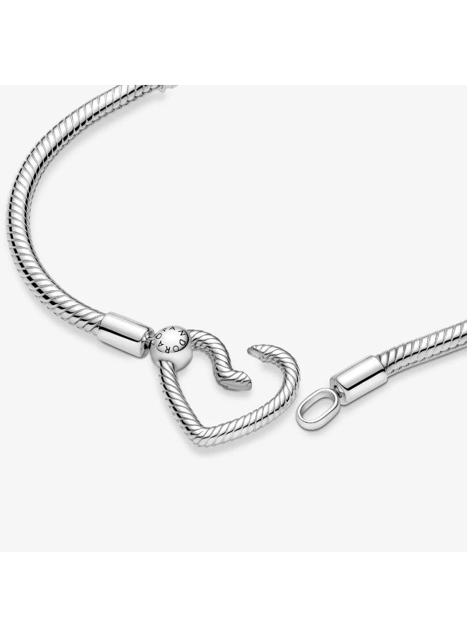 DORA 925 silver love clasp bracelet - Image 4