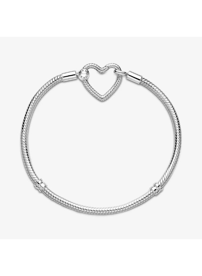 DORA 925 silver love clasp bracelet - Image 3
