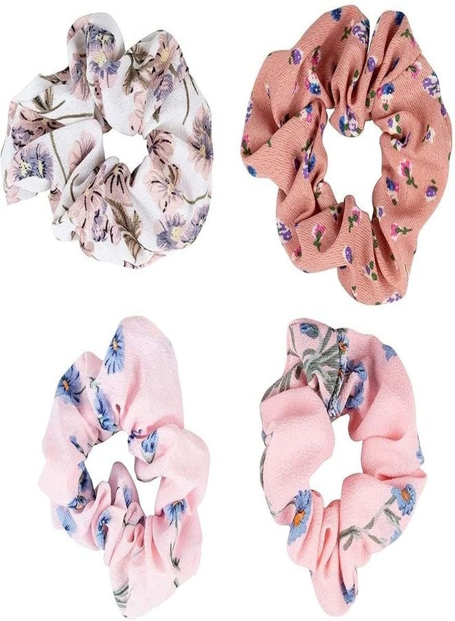 BIRZAR 12-Pack Floral Chiffon Elastic Hair Tie Scrunchies (Designs Selected Randomly) - Image 5