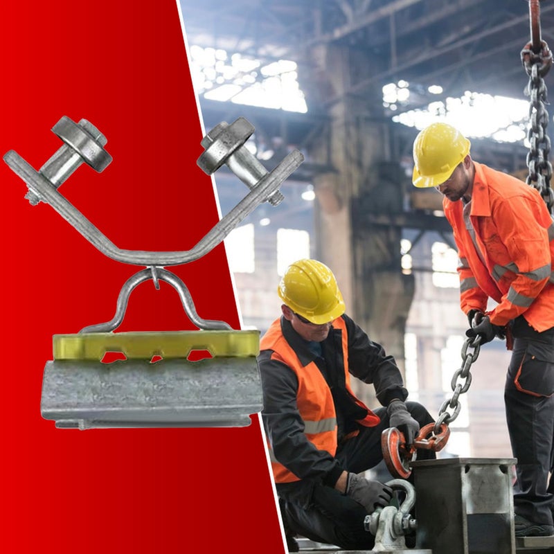 Thickened 50X50 Angle Iron Cable Pulley Lifting Ring Type High Load Capacity Stable Traction Tool - Image 3