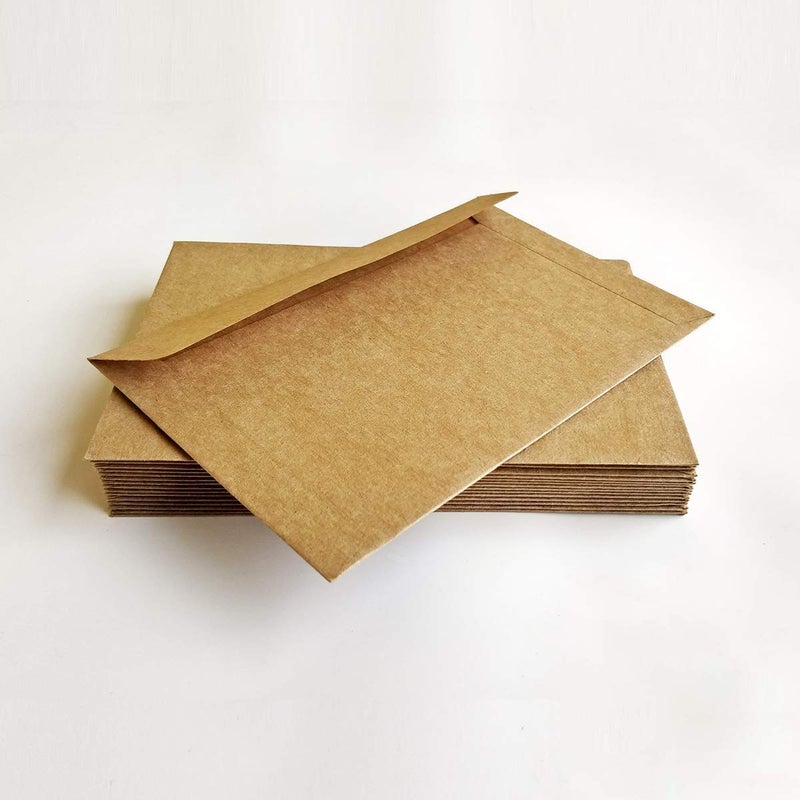 alterEgo Premium Kraft Envelopes for Craft, Letters, Poetry, Cards, Invites - Pack of 50-6.25 * 4.25 inches - Image 3