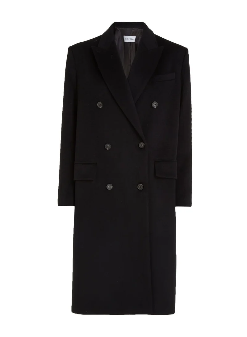 CALVIN KLEIN Double Breasted Coat