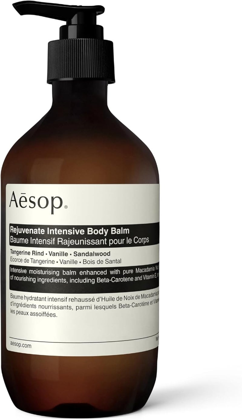 Aesop Rejuvenate Intensive Body Balm 500 ml - Nourishing Moisturizer with Tangerine Rind, Vanilla, and Sandalwood - Image 1