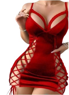 MANIKAN Modern women's nightgown, tied at the sides, backless, sleeveless  - Image 1